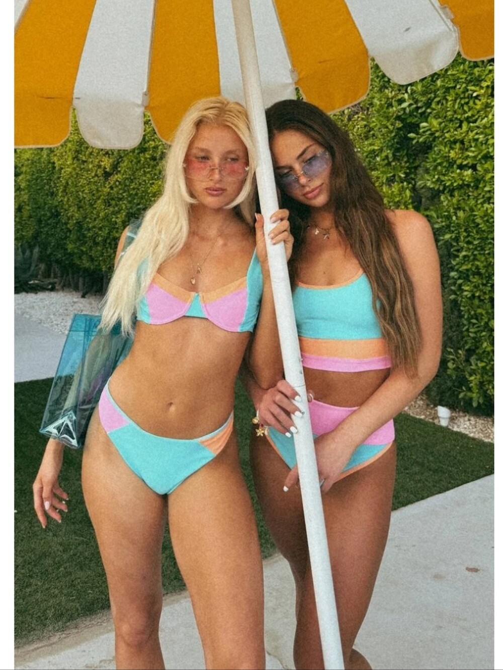 New!Beach Riot Kimora Colorblock Bikini Bottom - Picture 3 of 11